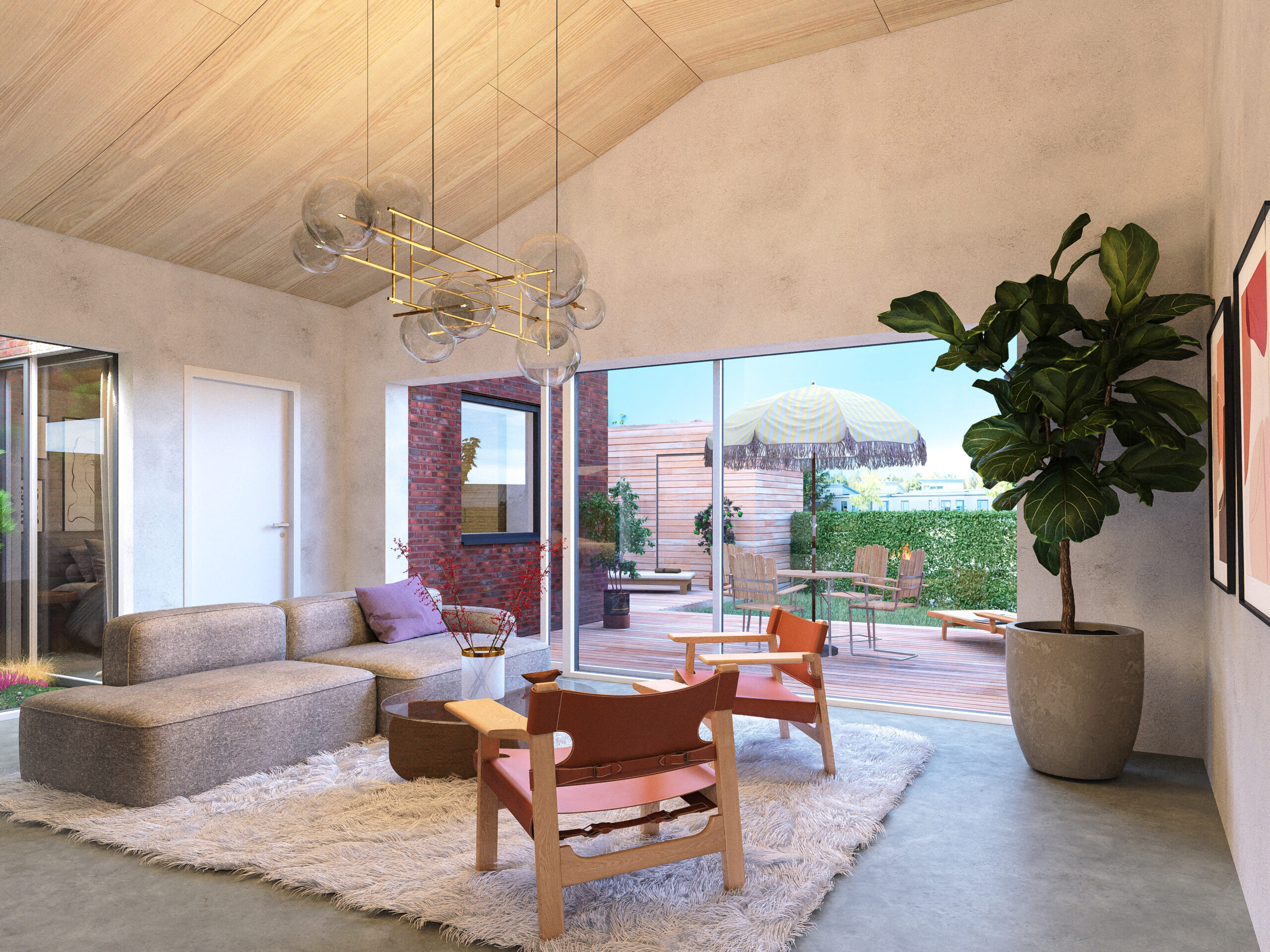 Interiört morgondoppet Fäladen