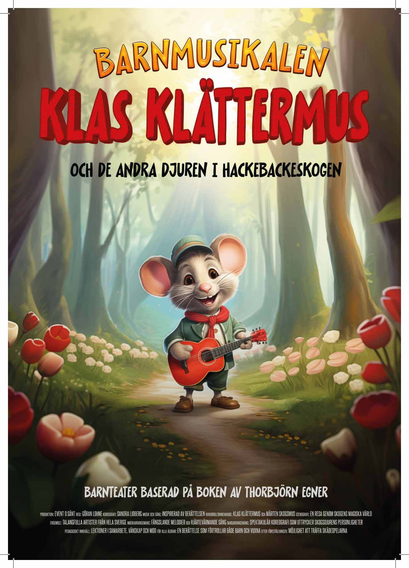 Klas Klättermus och de andra djuren i Hackebackeskogen