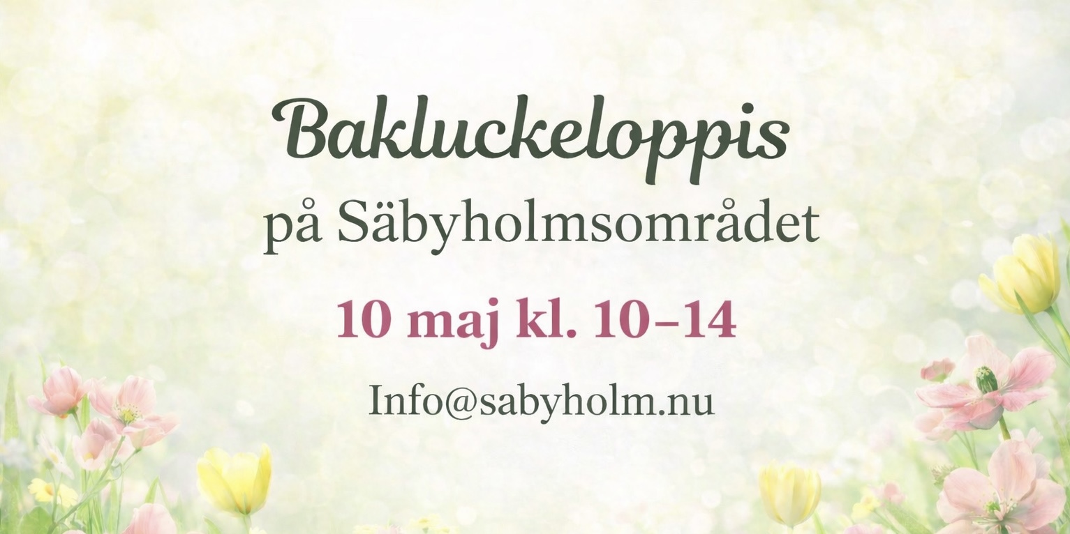 Säbyholms bakluckeloppis
