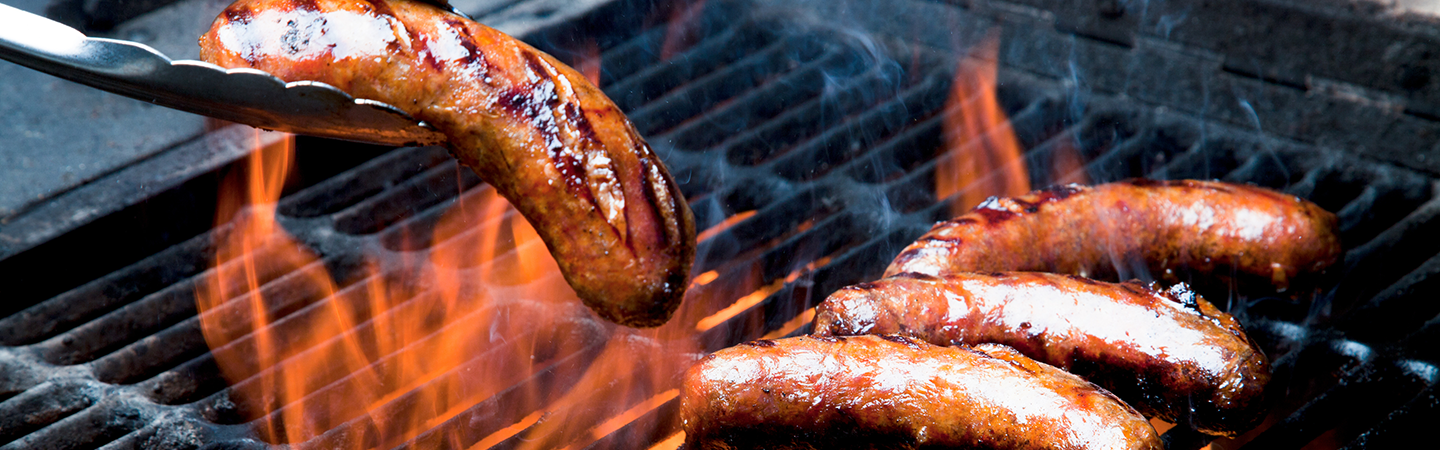 Grillning och brännboll