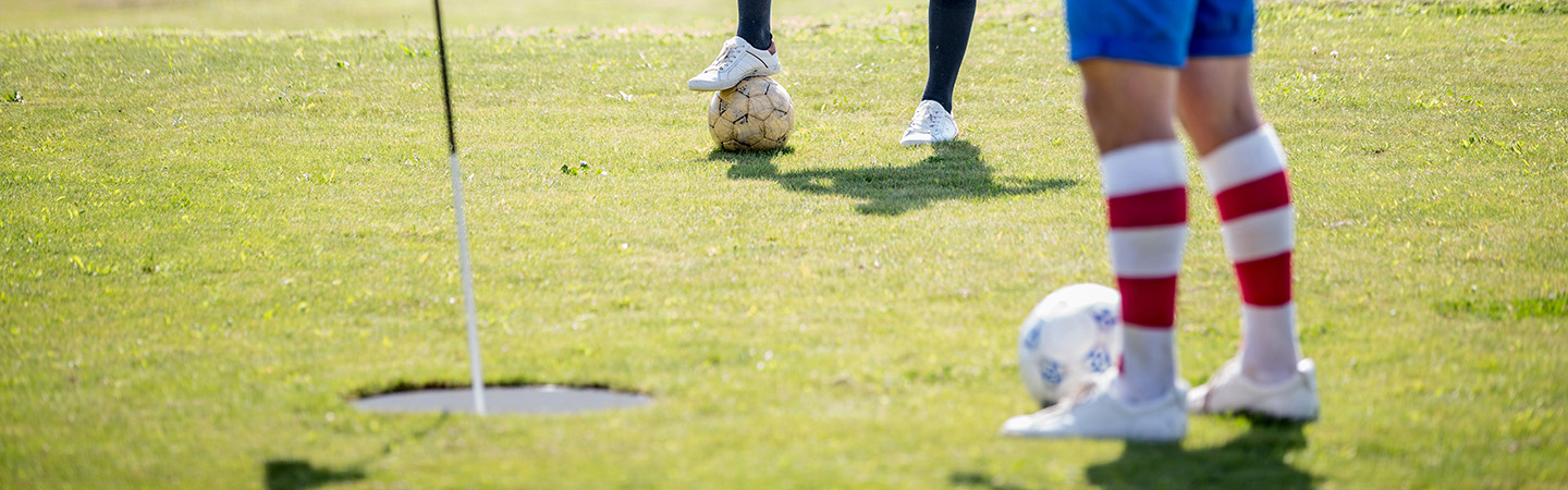 Spela footgolf