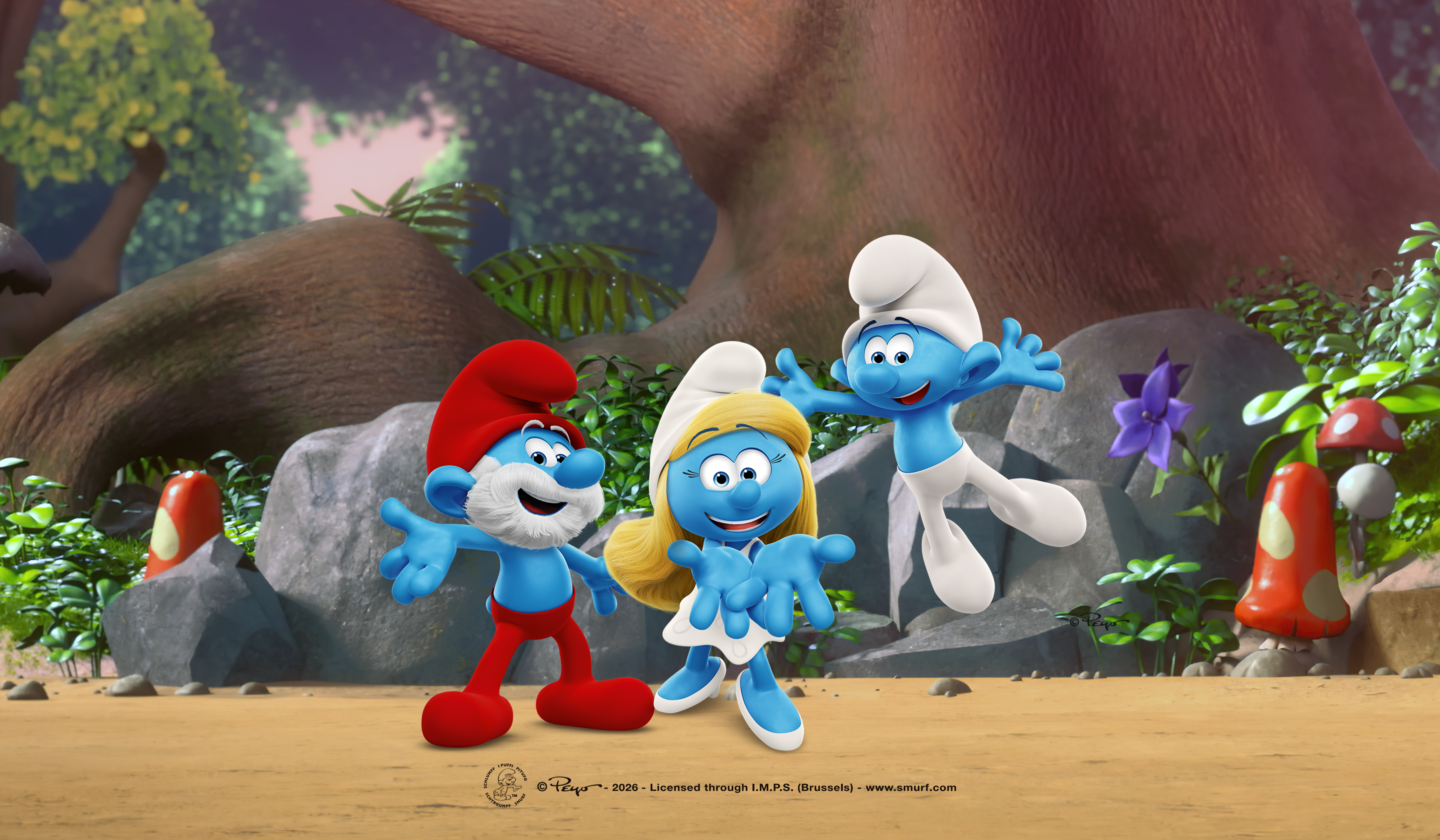 Party med Smurfarna